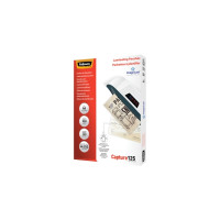 Produktbild för Fellowes Laminating Pouches Capture 125 micron - 100-pack - glättat - A4 - lamineringsfickor