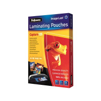 Produktbild för Fellowes Laminating Pouches Capture 125 micron - 100-pack - glättat - A4 - lamineringsfickor