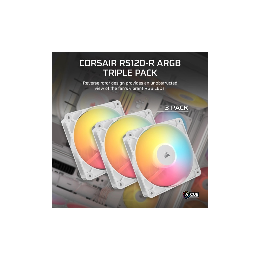 Produktbild för CORSAIR RS120-R - lådfläkt - omvänt