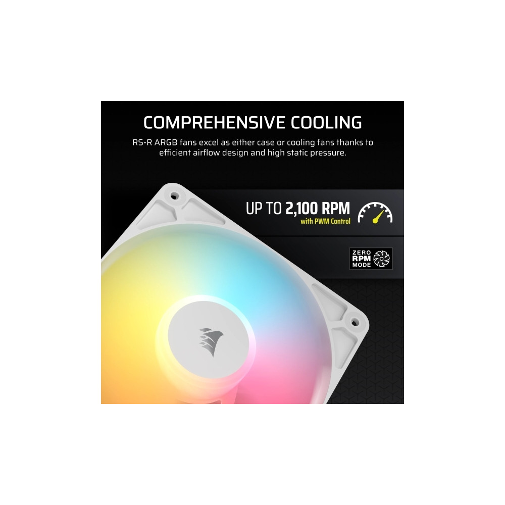Produktbild för CORSAIR RS120-R - lådfläkt - omvänt