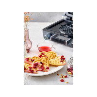Produktbild för Fritel CW 3668, 4 våffla/våfflor, Hjärta (form), Antracit, 1...