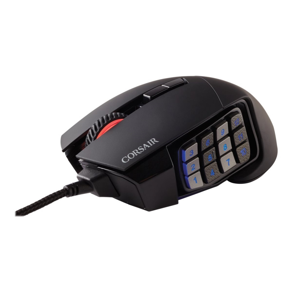 Produktbild för CORSAIR Gaming Scimitar RGB Elite - mus - USB - svart