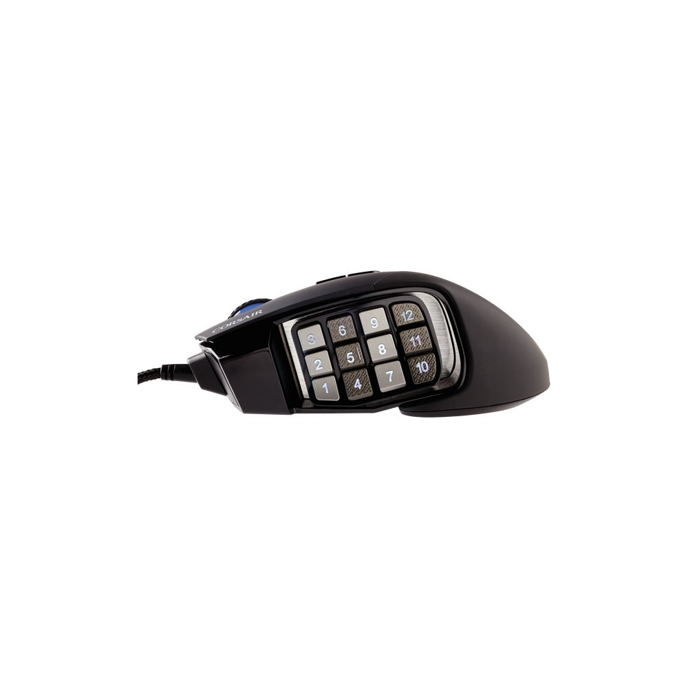 Produktbild för CORSAIR Gaming Scimitar RGB Elite - mus - USB - svart