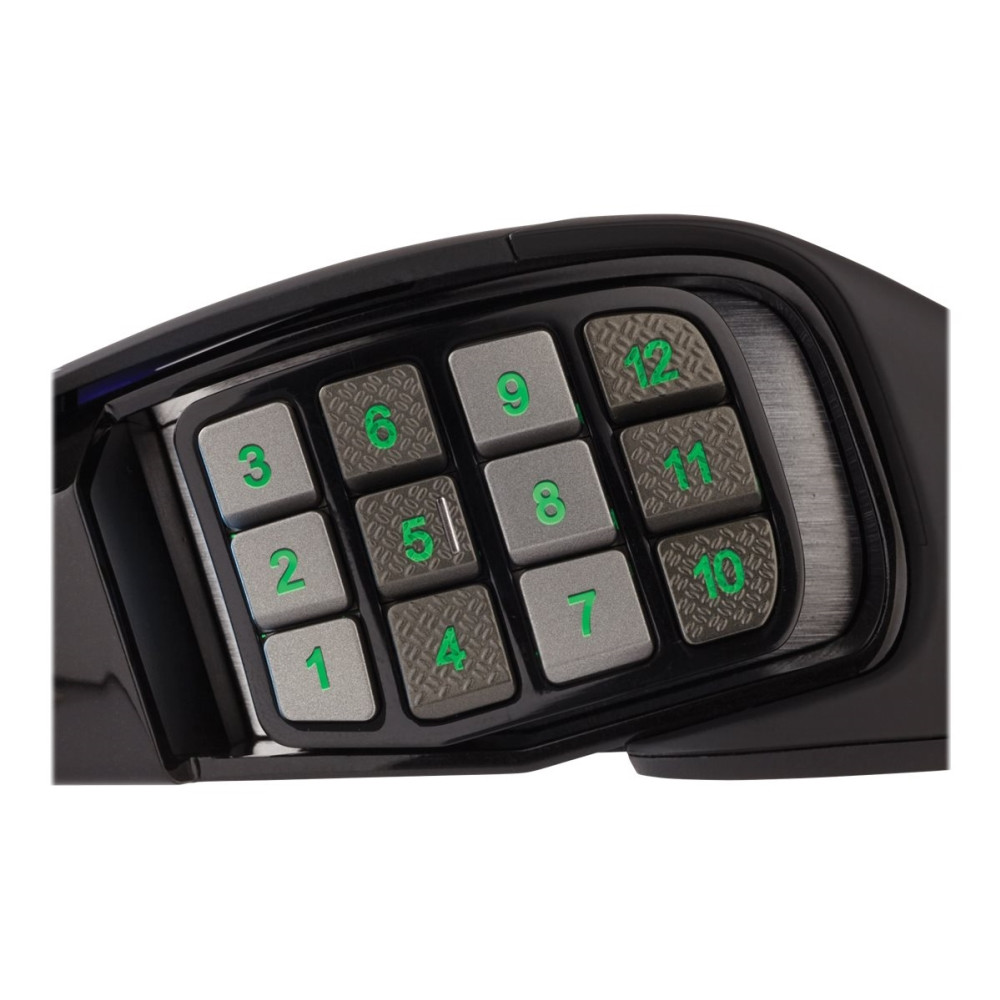 Produktbild för CORSAIR Gaming Scimitar RGB Elite - mus - USB - svart