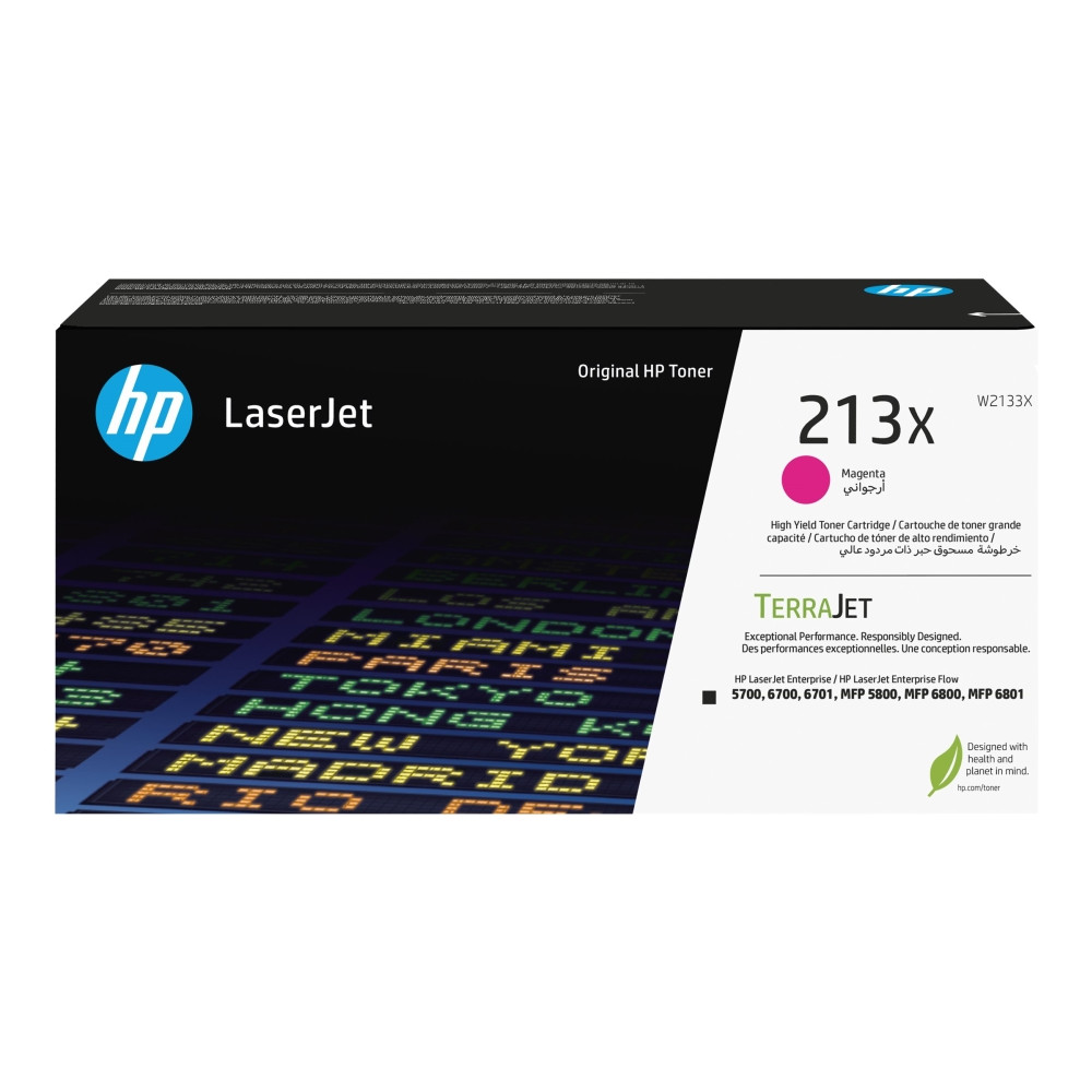 Produktbild för HP 213X - Lång livslängd - magenta - original - LaserJet - tonerkassett (W2133X)