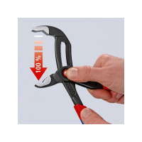 Produktbild för KNIPEX Vattenpumpstång Cobra QuickSet grå bläckfärgad 250 mm