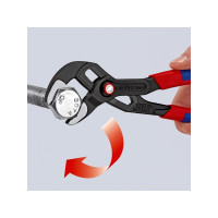 Produktbild för KNIPEX Vattenpumpstång Cobra QuickSet grå bläckfärgad 250 mm