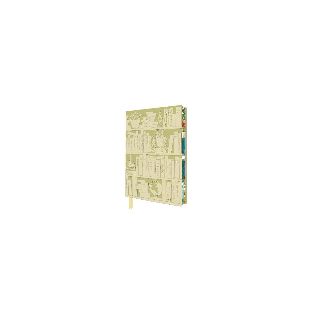Produktbild för Georgia Breeze: Bookshelves Artisan Art Notebook (Flame Tree Journals) (bok, eng)