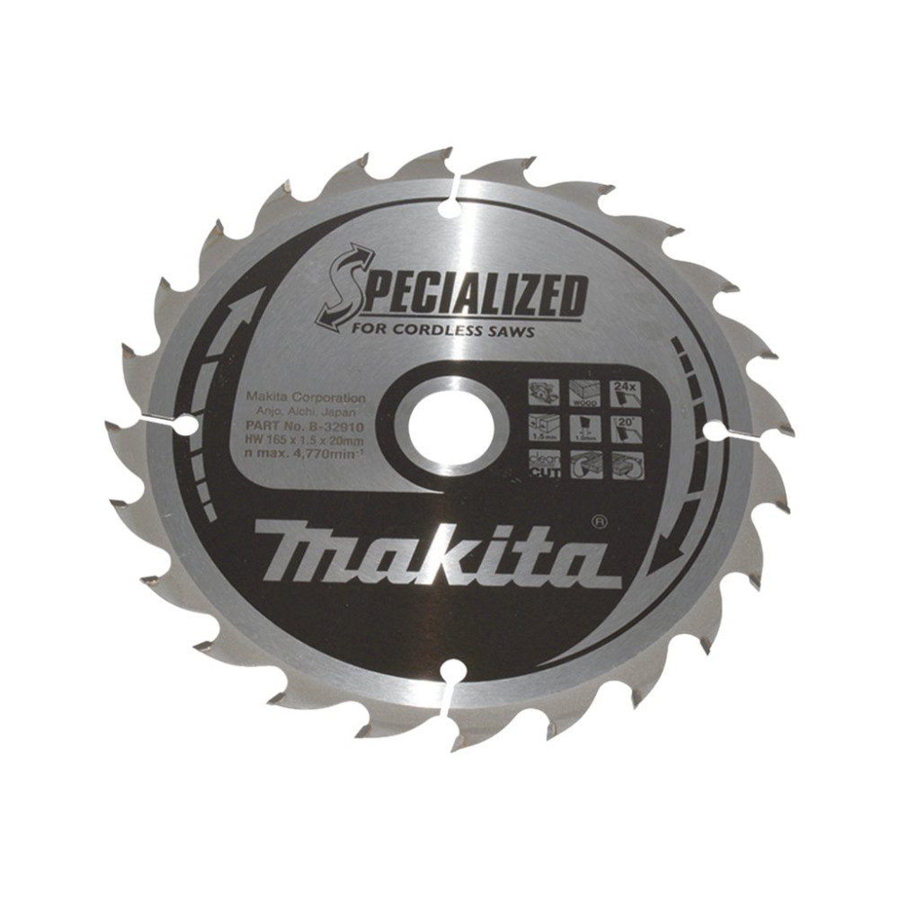 Produktbild för Makita Specialized cirkelsågblad - för trä