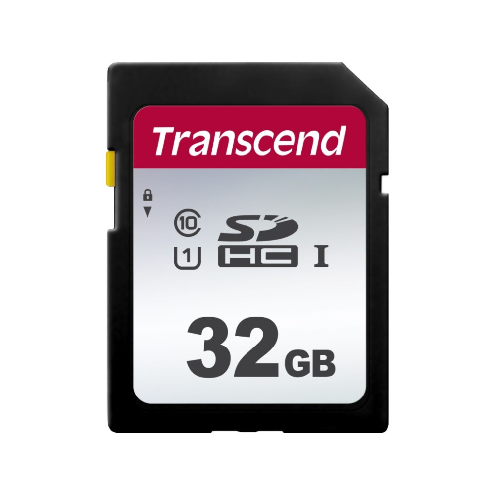 Produktbild för Transcend 300S - flash-minneskort - 32 GB - SDHC UHS-I