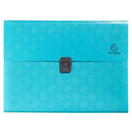 EXACOMPTA Sorteringsmapp EXACOMPTA 13-flik cyan
