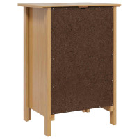 Produktbild för Nattduksbord HILL Honung brun 46 x 35 x 65 cm Massiv furu