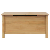 Produktbild för Förvaringslåda HILL Honung brun 90 x 40 x 45 cm Massivt furu