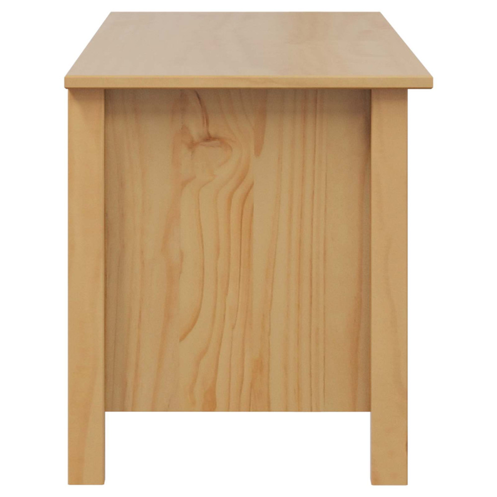 Produktbild för Förvaringslåda HILL Honung brun 90 x 40 x 45 cm Massivt furu