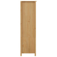 Produktbild för Garderob HILL Honung brun 84 x 50 x 170 cm Massivt furu