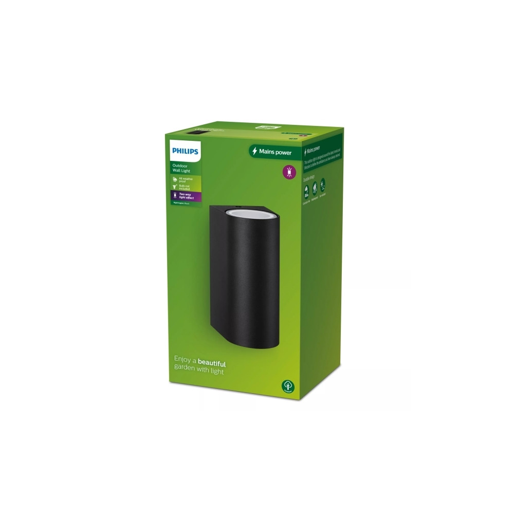 Produktbild för Philips Nightingale vägglampa 35 W GU10 ljuskälla medföljer...