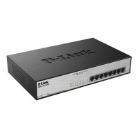 Produktbild för D-Link DGS 1008MP - switch - 8 portar - ohanterad - rackmonterbar