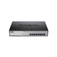 Produktbild för D-Link DGS 1008MP - switch - 8 portar - ohanterad - rackmonterbar