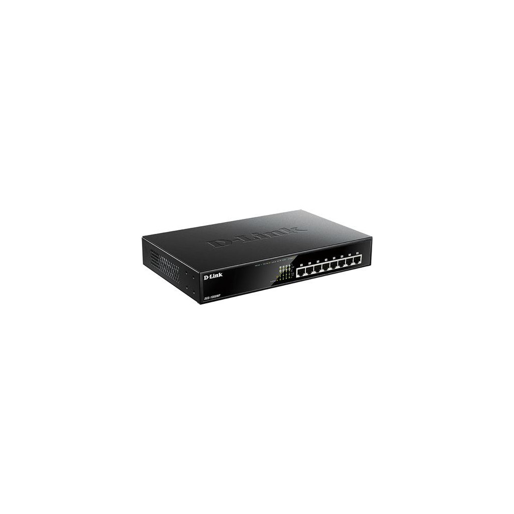 Produktbild för D-Link DGS 1008MP - switch - 8 portar - ohanterad - rackmonterbar
