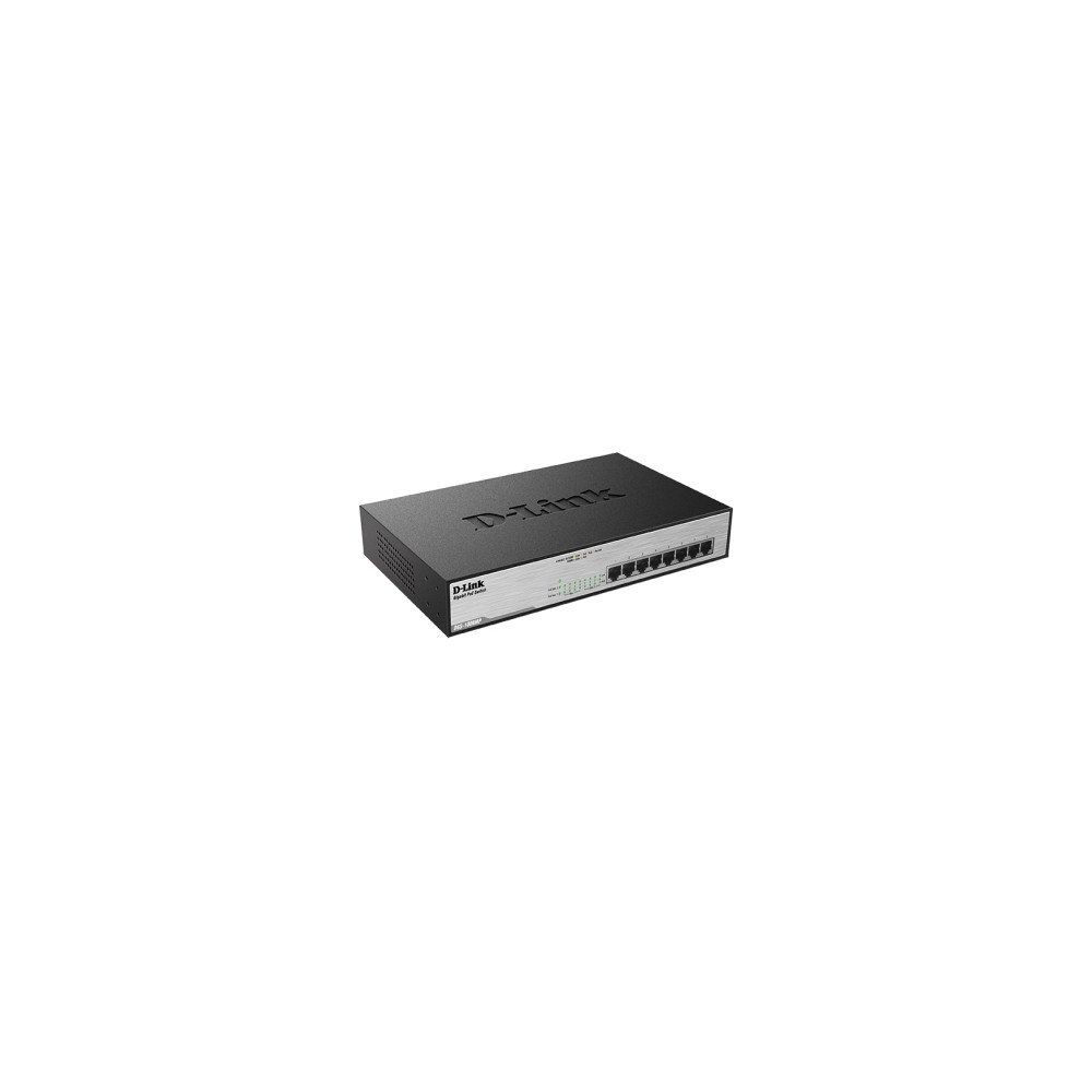 Produktbild för D-Link DGS 1008MP - switch - 8 portar - ohanterad - rackmonterbar