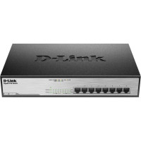 Produktbild för D-Link DGS 1008MP - switch - 8 portar - ohanterad - rackmonterbar