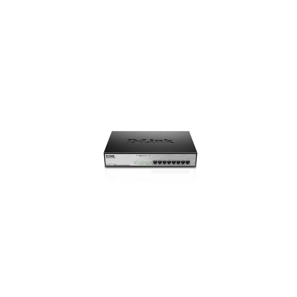 Produktbild för D-Link DGS 1008MP - switch - 8 portar - ohanterad - rackmonterbar