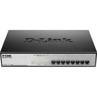 Produktbild för D-Link DGS 1008MP - switch - 8 portar - ohanterad - rackmonterbar