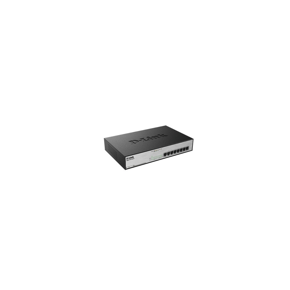 Produktbild för D-Link DGS 1008MP - switch - 8 portar - ohanterad - rackmonterbar