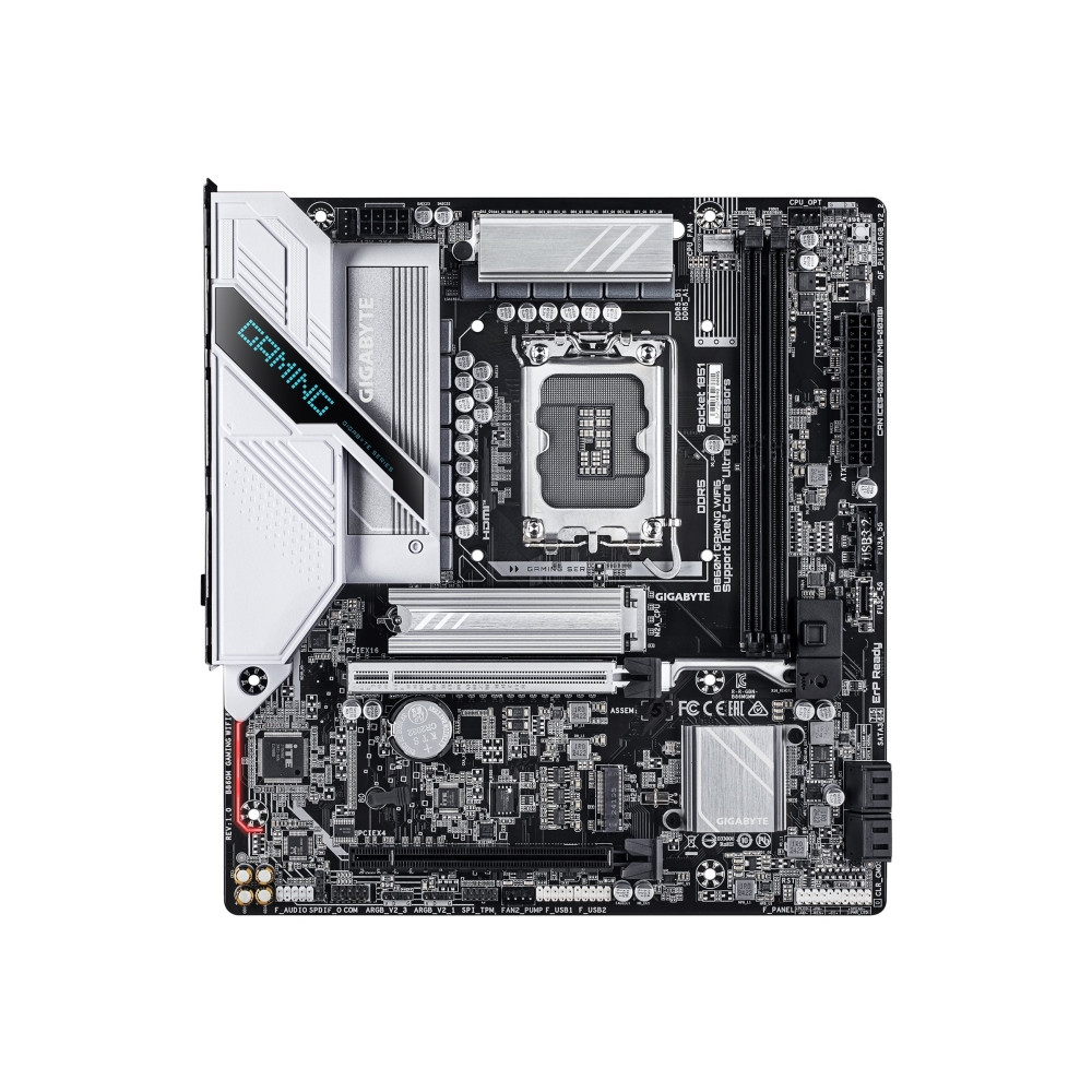 Produktbild för Gigabyte B860M GAMING WIFI6 - moderkort - micro ATX - LGA1851-uttag - B860