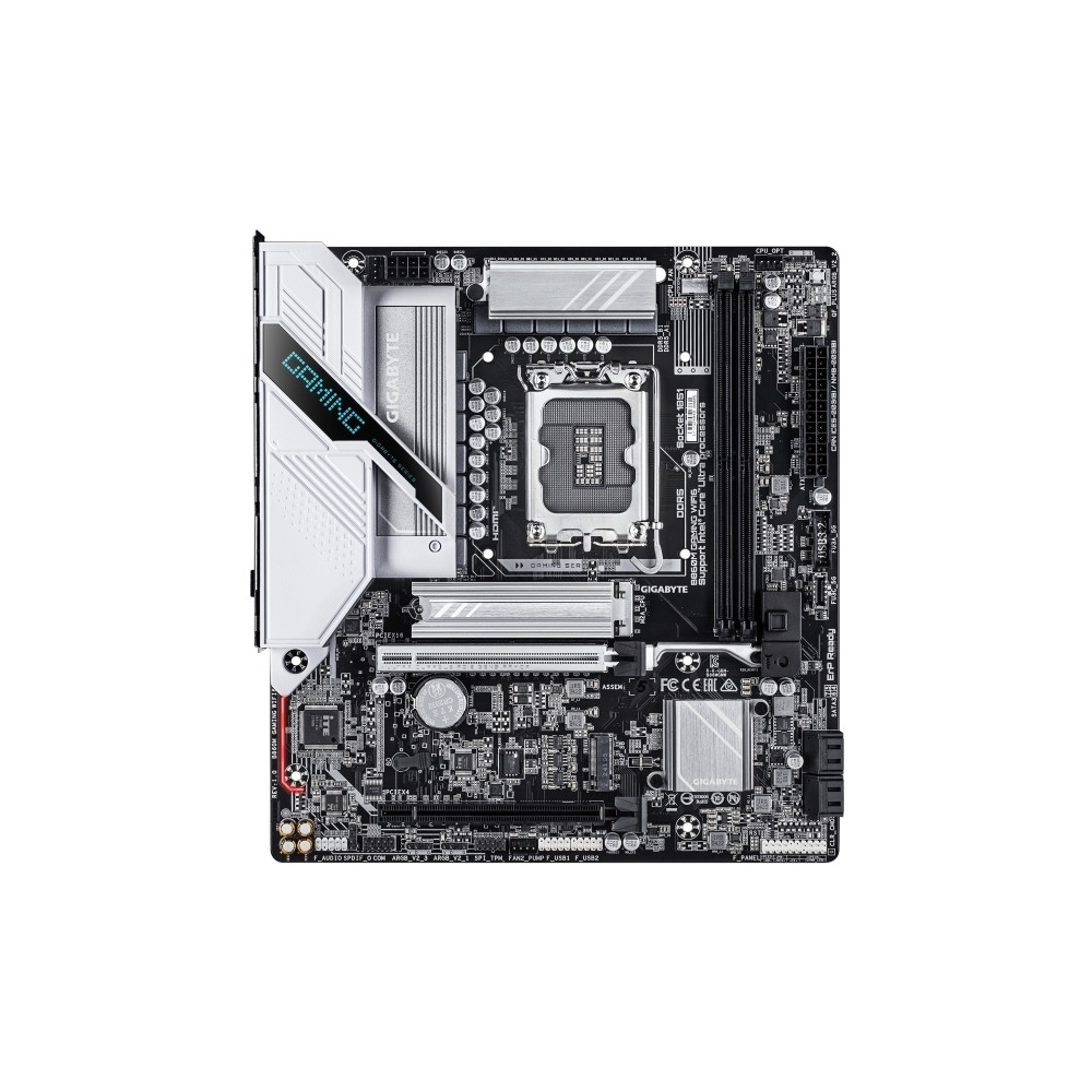Produktbild för Gigabyte B860M GAMING WIFI6 - moderkort - micro ATX - LGA1851-uttag - B860