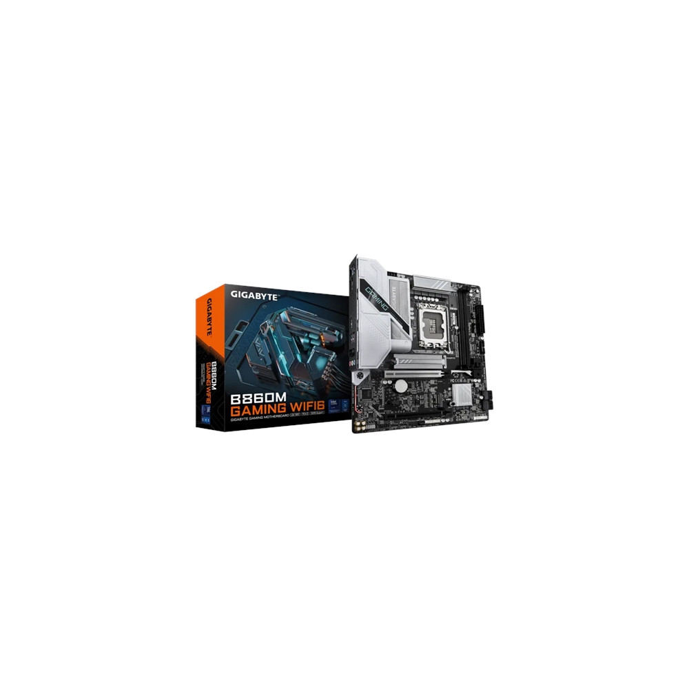 Produktbild för Gigabyte B860M GAMING WIFI6 - moderkort - micro ATX - LGA1851-uttag - B860