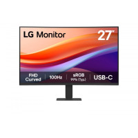 Produktbild för LG 27U421A-B - LCD-skärm - böjd - Full HD (1080p) - 27" - HDR