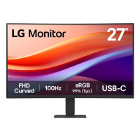 Produktbild för LG 27U421A-B - LCD-skärm - böjd - Full HD (1080p) - 27" - HDR