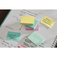 Produktbild för Post-it sticky notes Beachside 76 x 127 mm, ass. färger, för...
