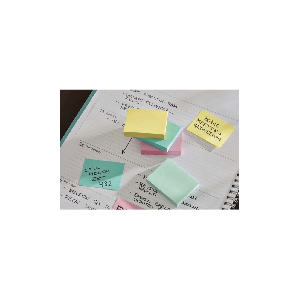 Produktbild för Post-it sticky notes Beachside 76 x 127 mm, ass. färger, för...