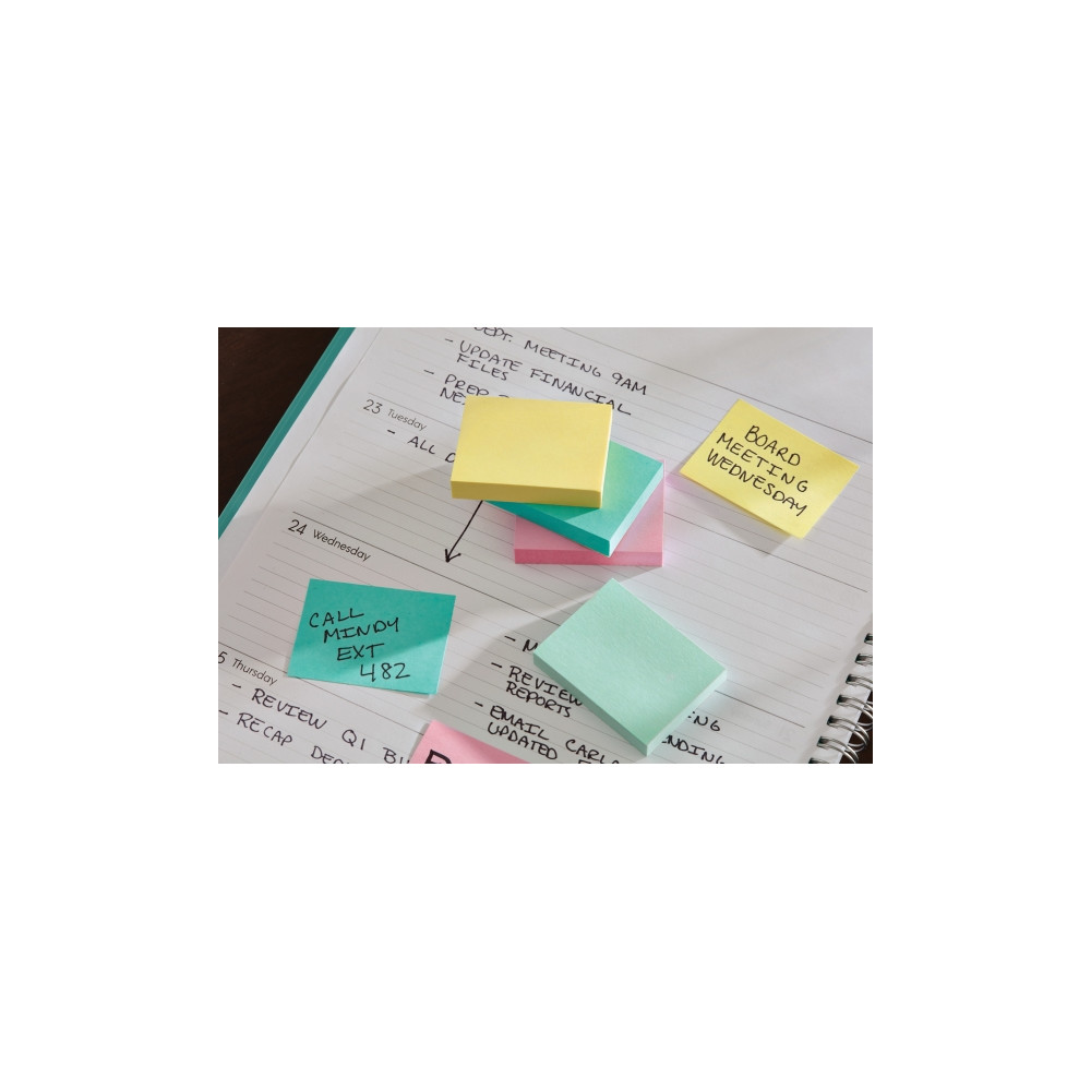 Produktbild för Post-it sticky notes Beachside 76 x 127 mm, ass. färger, för...
