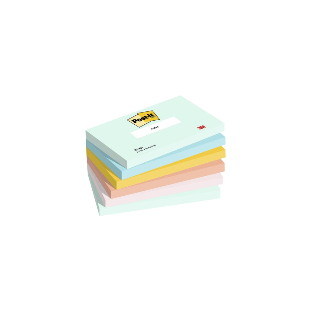 Produktbild för Post-it sticky notes Beachside 76 x 127 mm, ass. färger, för...
