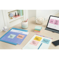 Produktbild för Post-it sticky notes Beachside 76 x 127 mm, ass. färger, för...