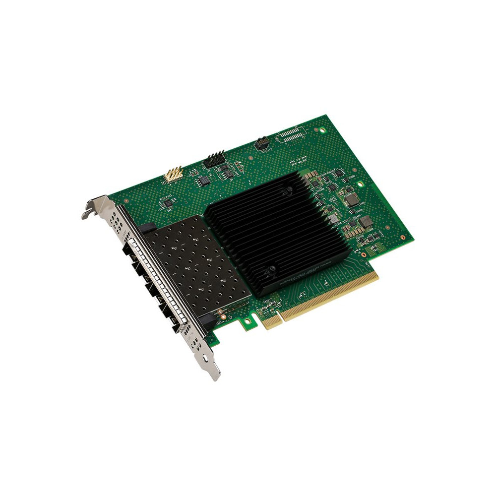 Produktbild för Intel Ethernet Network Adapter E810-XXVDA4 - nätverksadapter - PCIe 4.0 x16 - 10/25 Gigabit SFP28 x 4