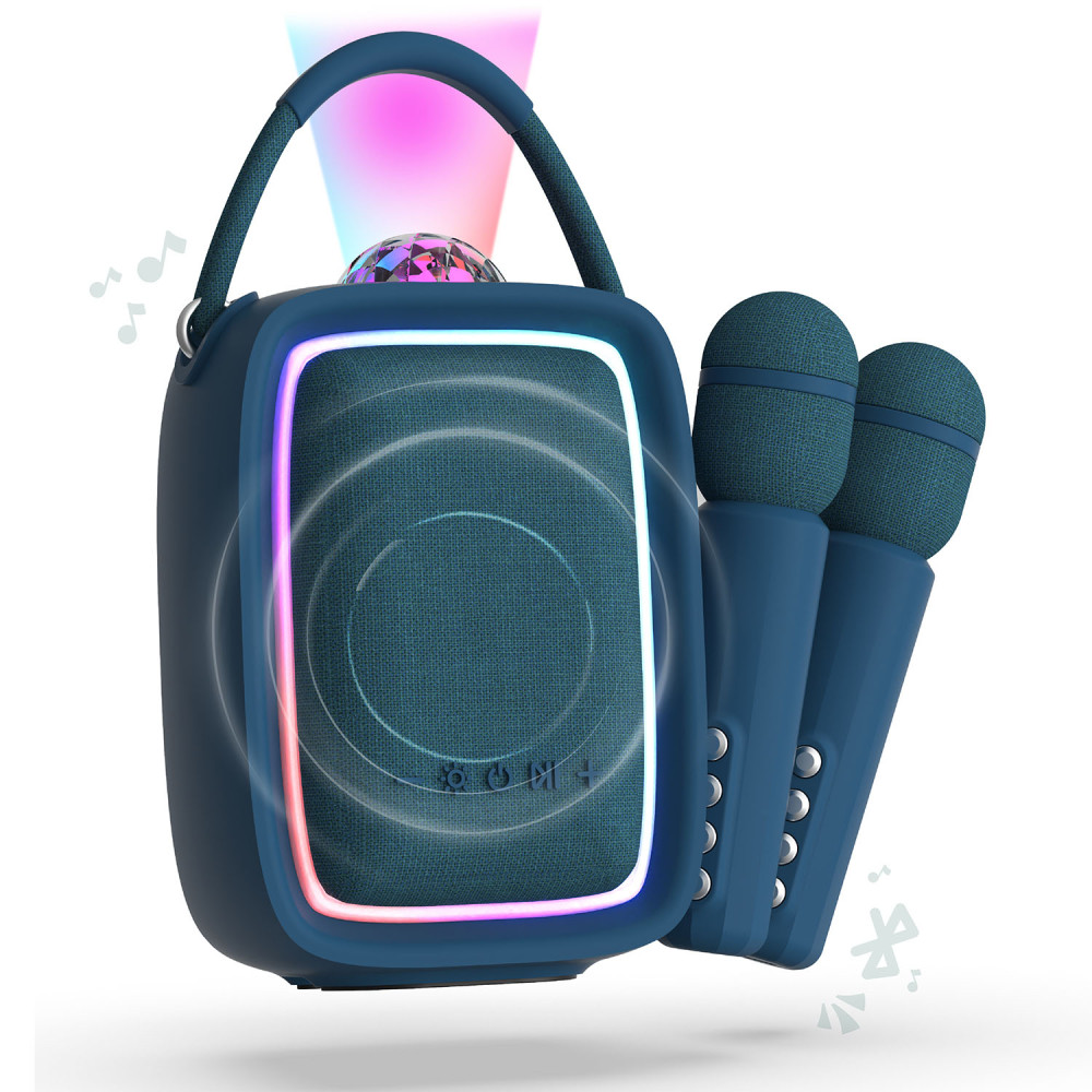 Produktbild för MOB Speaker Karaoke Kit Sing Party Dark Blue