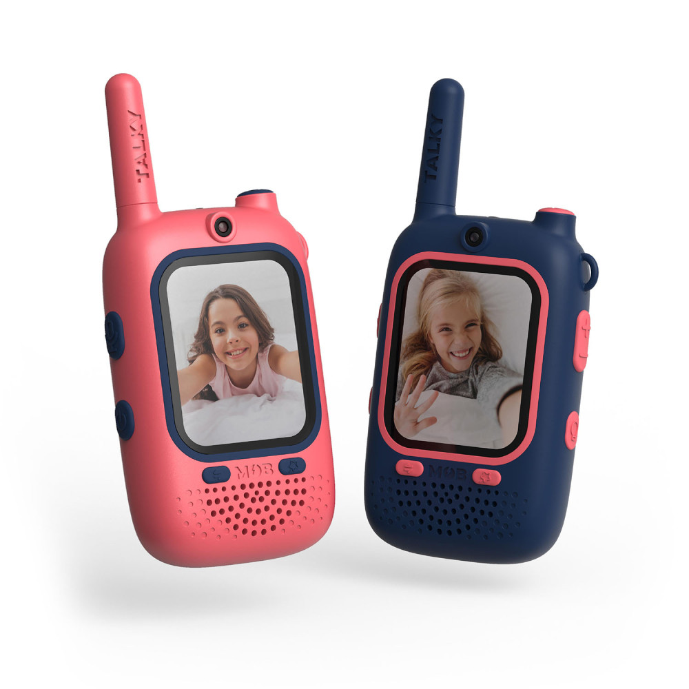 Produktbild för MOB Walkie Talkie Video Cutie Blue and Pink