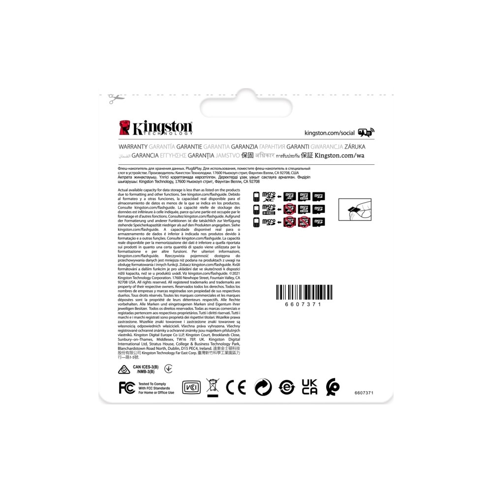 Produktbild för Kingston Industrial - flash-minneskort - 16 GB - microSDHC UHS-I