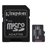 Produktbild för Kingston Industrial - flash-minneskort - 16 GB - microSDHC UHS-I