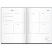 Produktbild för Kalender Doodle inbunden 26/27