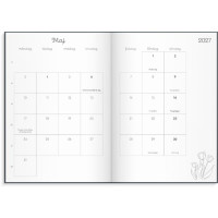 Produktbild för Kalender Doodle inbunden 26/27