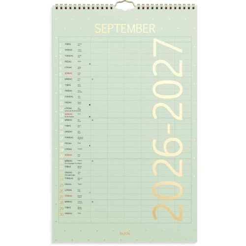 Burde Familjekalender Color 26/27