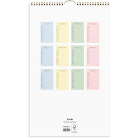 Produktbild för Familjekalender Color 26/27