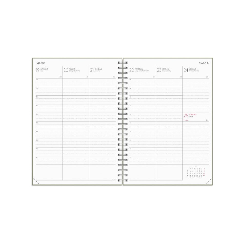 Produktbild för Kalender Study Story A5 blad 26/27