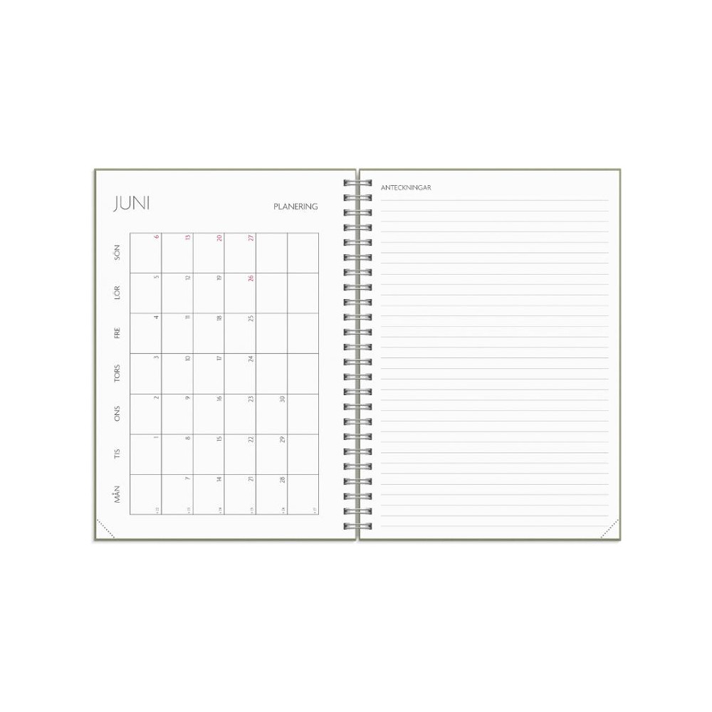 Produktbild för Kalender Study Story A5 blad 26/27