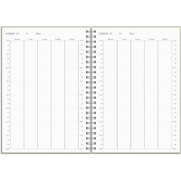 Produktbild för Kalender Study Story A5 blad 26/27